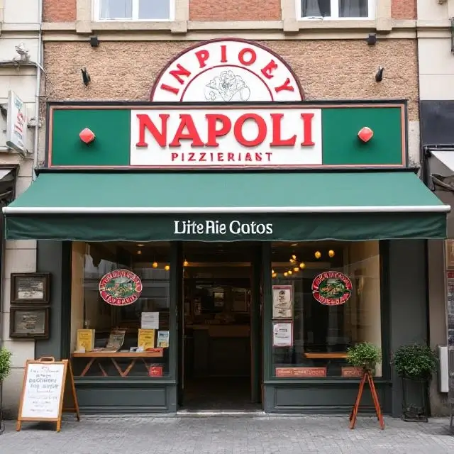 The storefront of Napoli Pizzeria